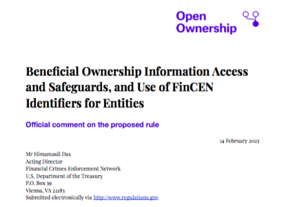Beneficial Ownership Information Access and Safeguards, and Use of FinCEN Identifiers for Entities cover image