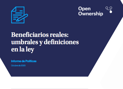 Beneficiarios reales: umbrales y definiciones en la ley ES cover image