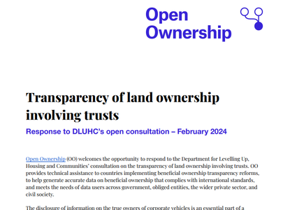 OO response to DLUHC's open consultation PDF cover image