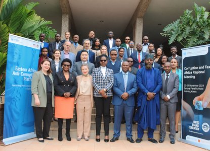 Participants at the recent Corruption and Tax Africa Regional Meeting, hosted by the UN Office on Drugs and Crime. Photo: Damian Wafula