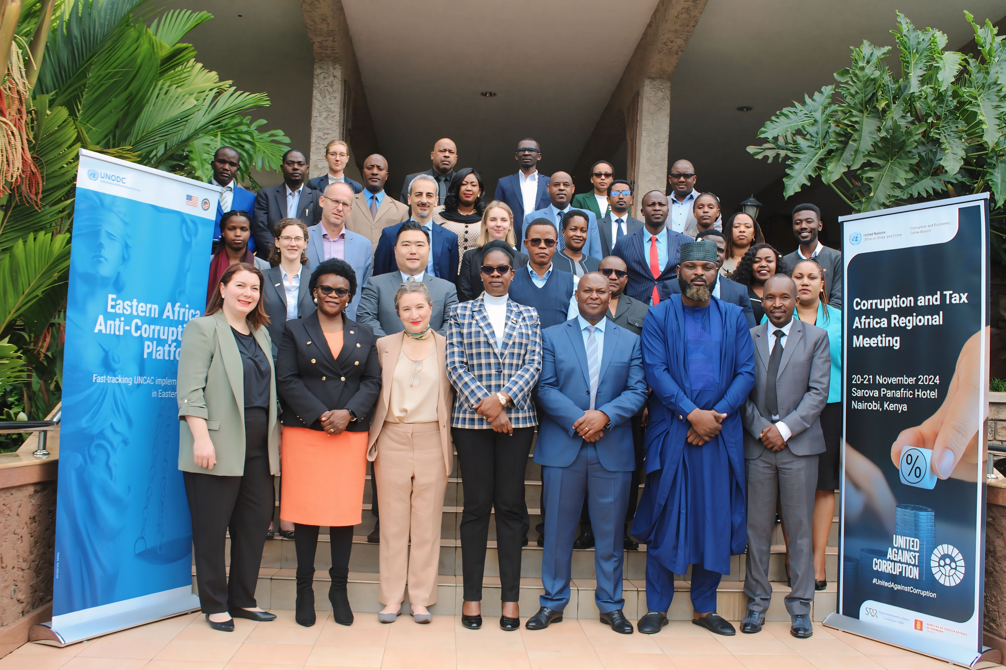 Participants at the recent Corruption and Tax Africa Regional Meeting, hosted by the UN Office on Drugs and Crime. Photo: Damian Wafula